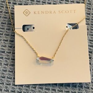 Kendra Scott Indie necklace in dichroic glass